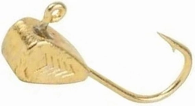Drop Kick 3/64 Oz Gold Ice Fishing Jig Highly Efficient Lures for Various Kinds of Fish Jagg0le0974