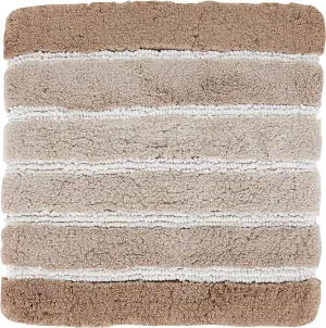 Eco Living Phoenix Natural Cotton/Polyester Bathroom Rugs (23.6 x 23.6in, Taupe)