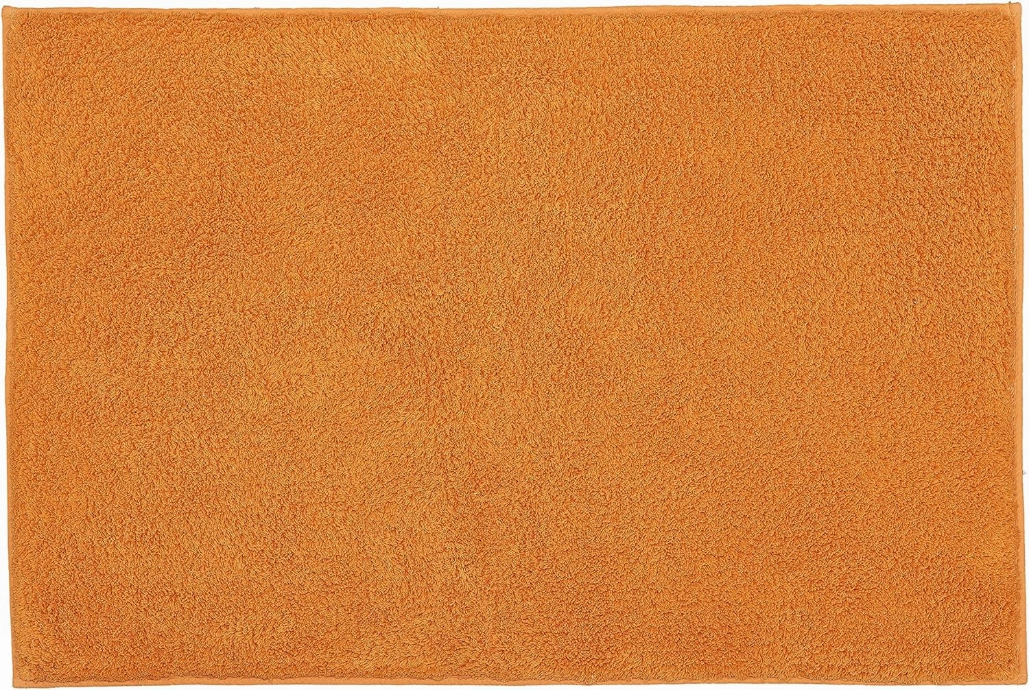 Eco Living Kansas Non-Skid Cotton Bathroom Rug (27.6x47.2in, Orange)