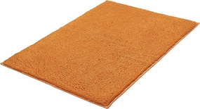 Eco Living Kansas Non-Skid Cotton Bathroom Rug (27.6x47.2in, Orange)