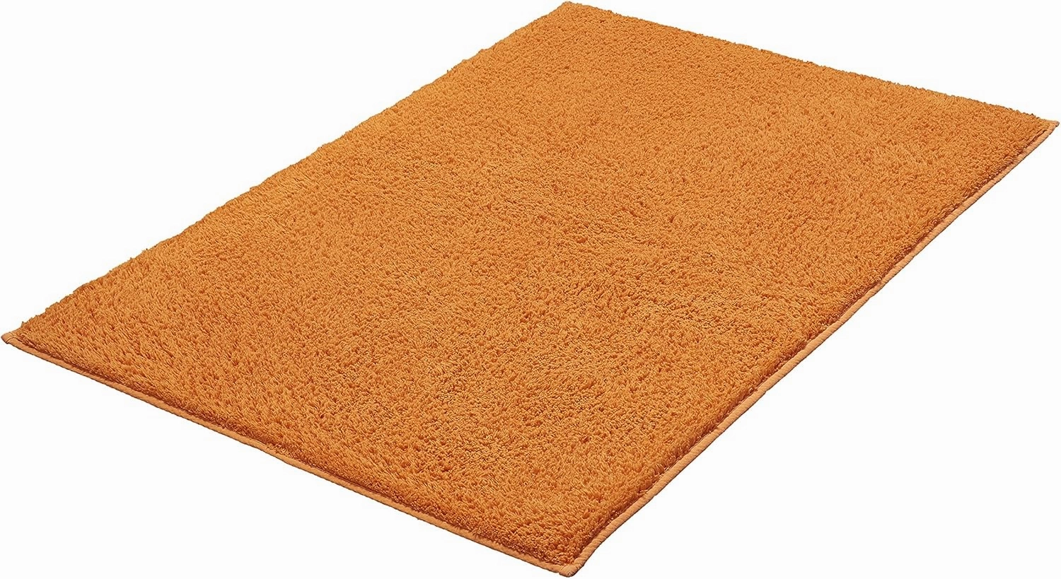 Eco Living Kansas Non-Skid Cotton Bathroom Rug (27.6x47.2in, Orange)