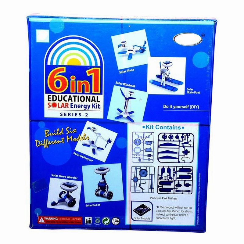 Educational 6 in 1 Solar Energy Kit Series - 2 | Science & Solar Energy (10-17 Years)