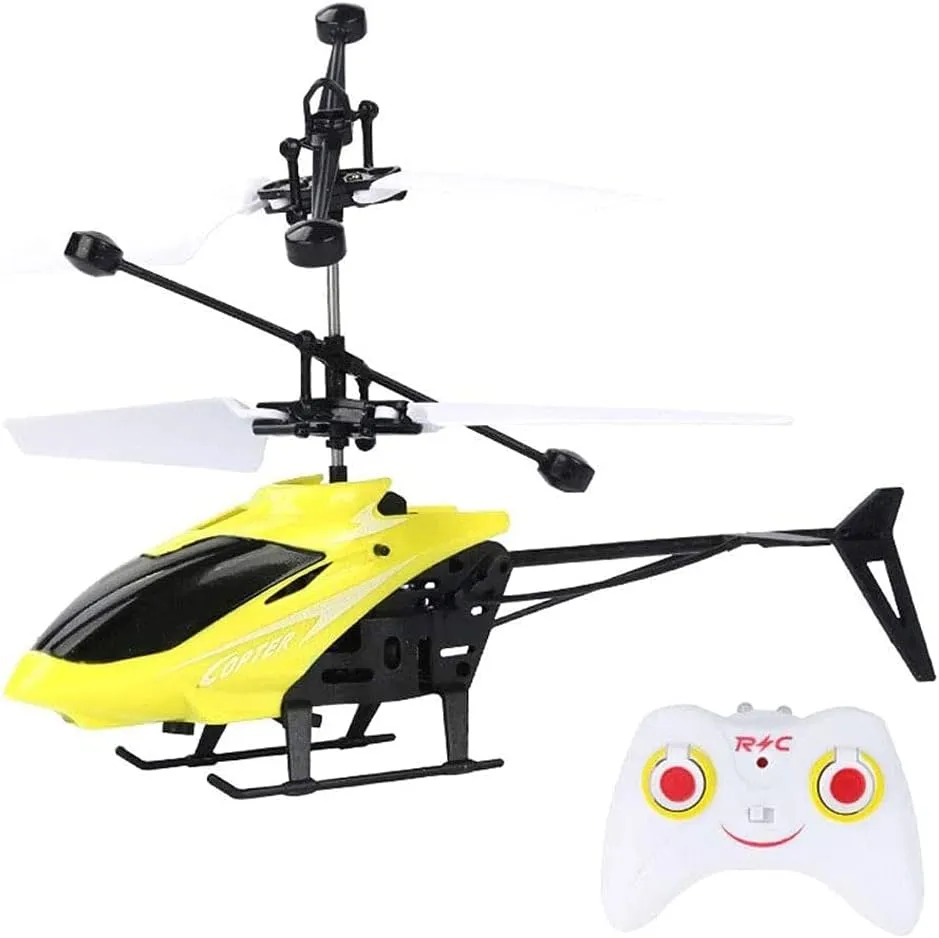 Electric Remote Control Plane Mini RC Helicopter Rechargeable RC Airplane Outdoor RC Aircraft Children's RC Toy Airplane Gifts for Beginner Boy Toy Airplane Children's Gifts