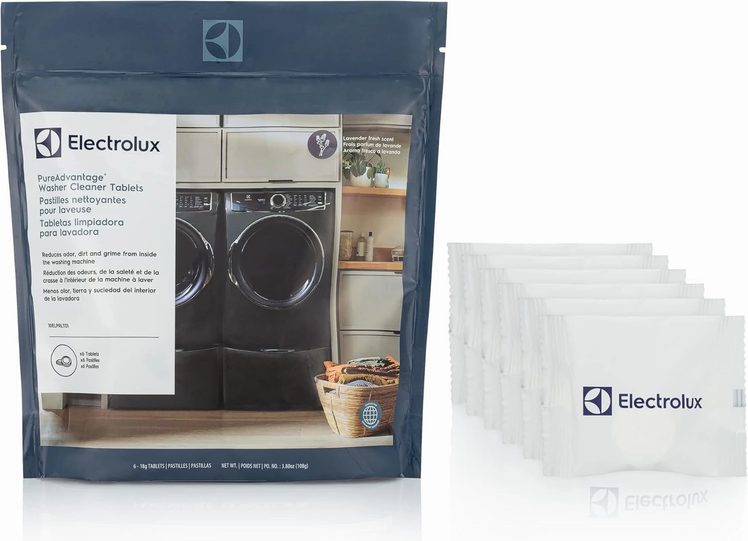 Electrolux PureAdvantage® Probiotic Washer Cleaner Tablets- 6 Tablets