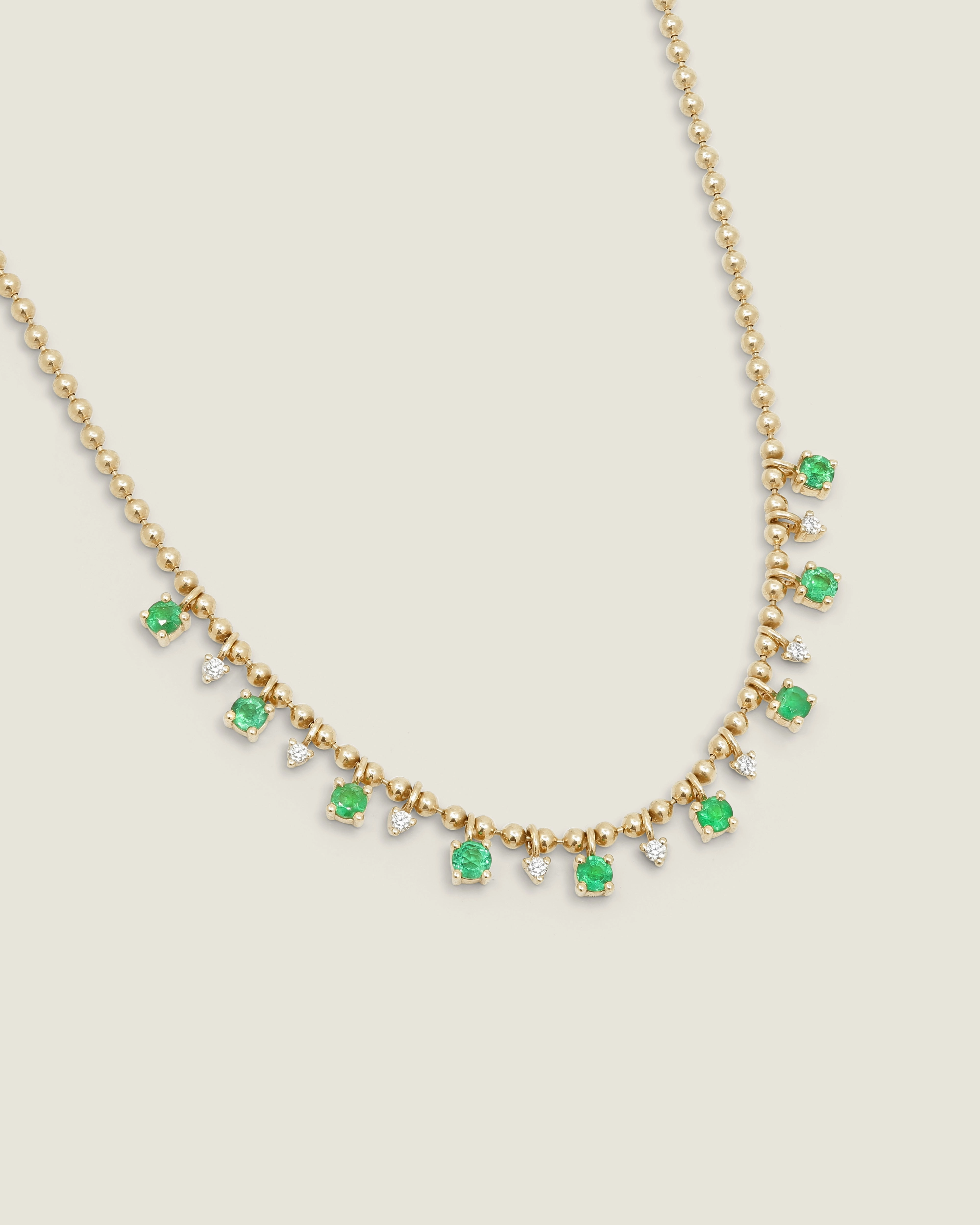 Emerald Drop Necklace