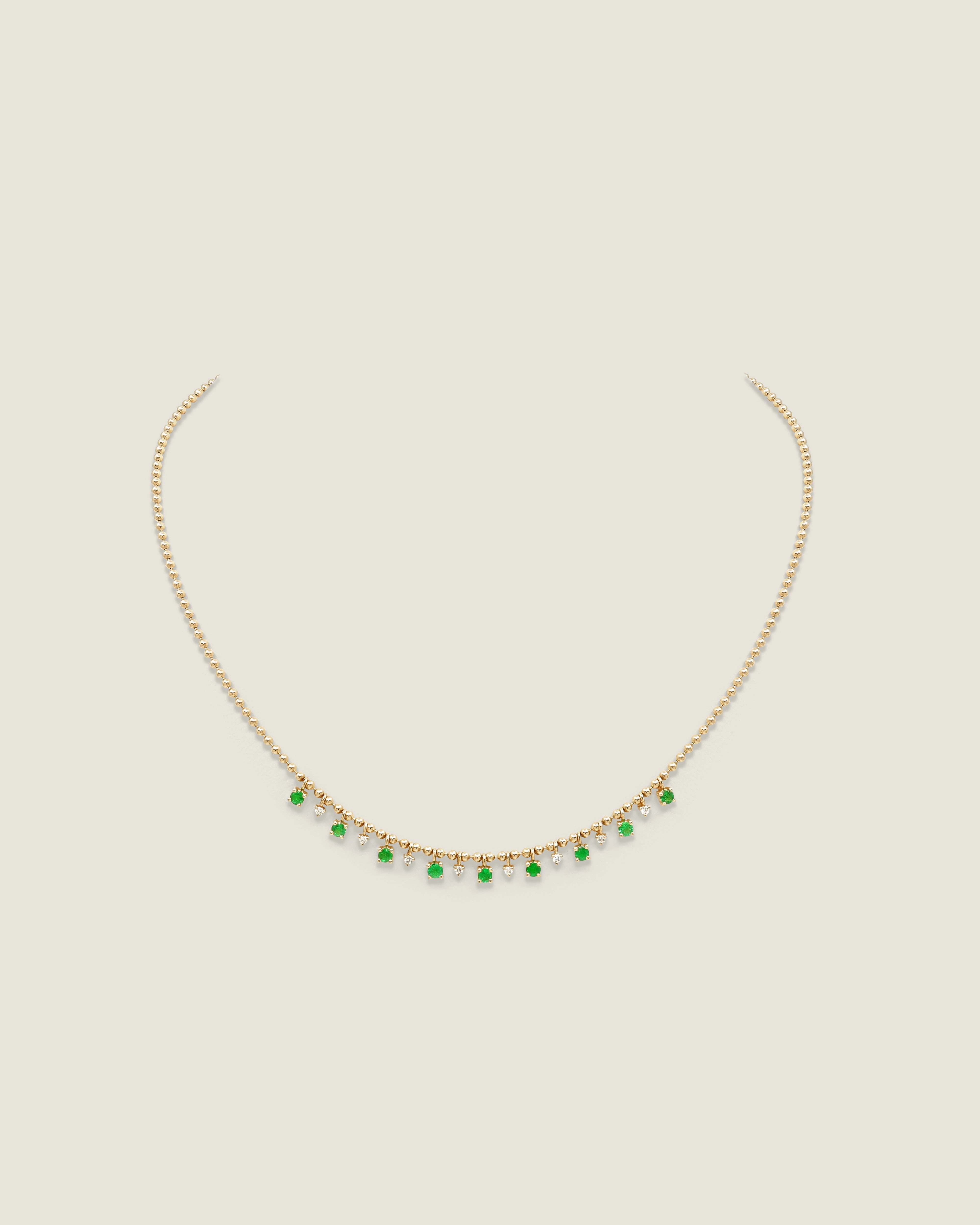Emerald Drop Necklace