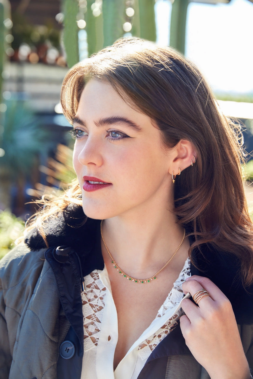 Emerald Drop Necklace