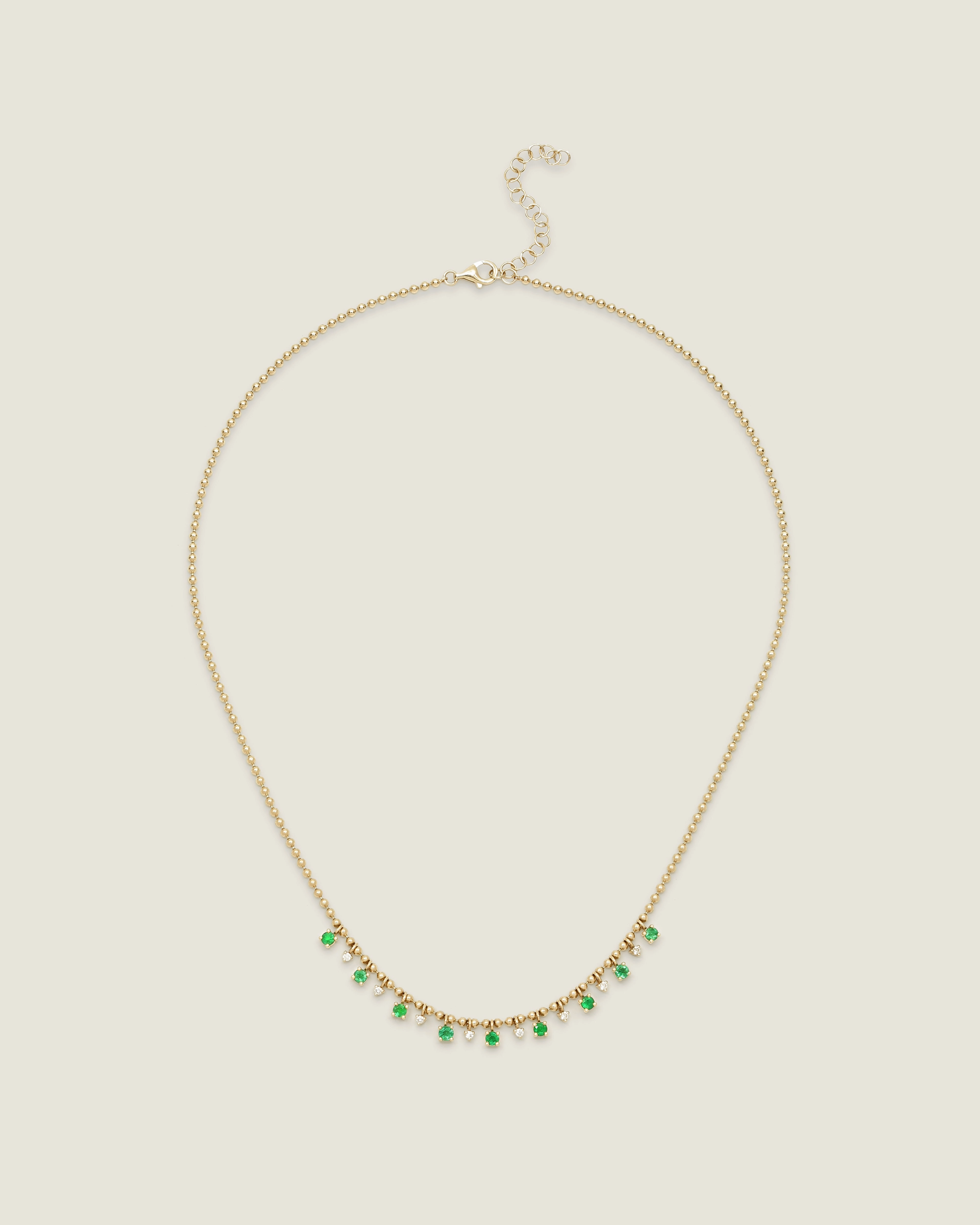 Emerald Drop Necklace