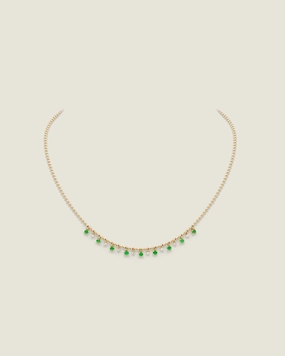 Emerald Drop Necklace