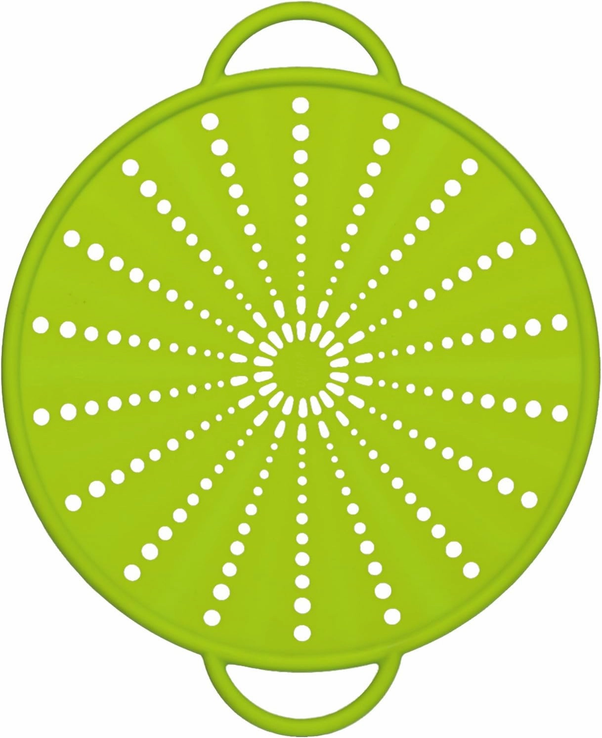 Emsa 514557 Smart Kitchen Silicone Splash & Splatter Guard Ø 26 cm, Green