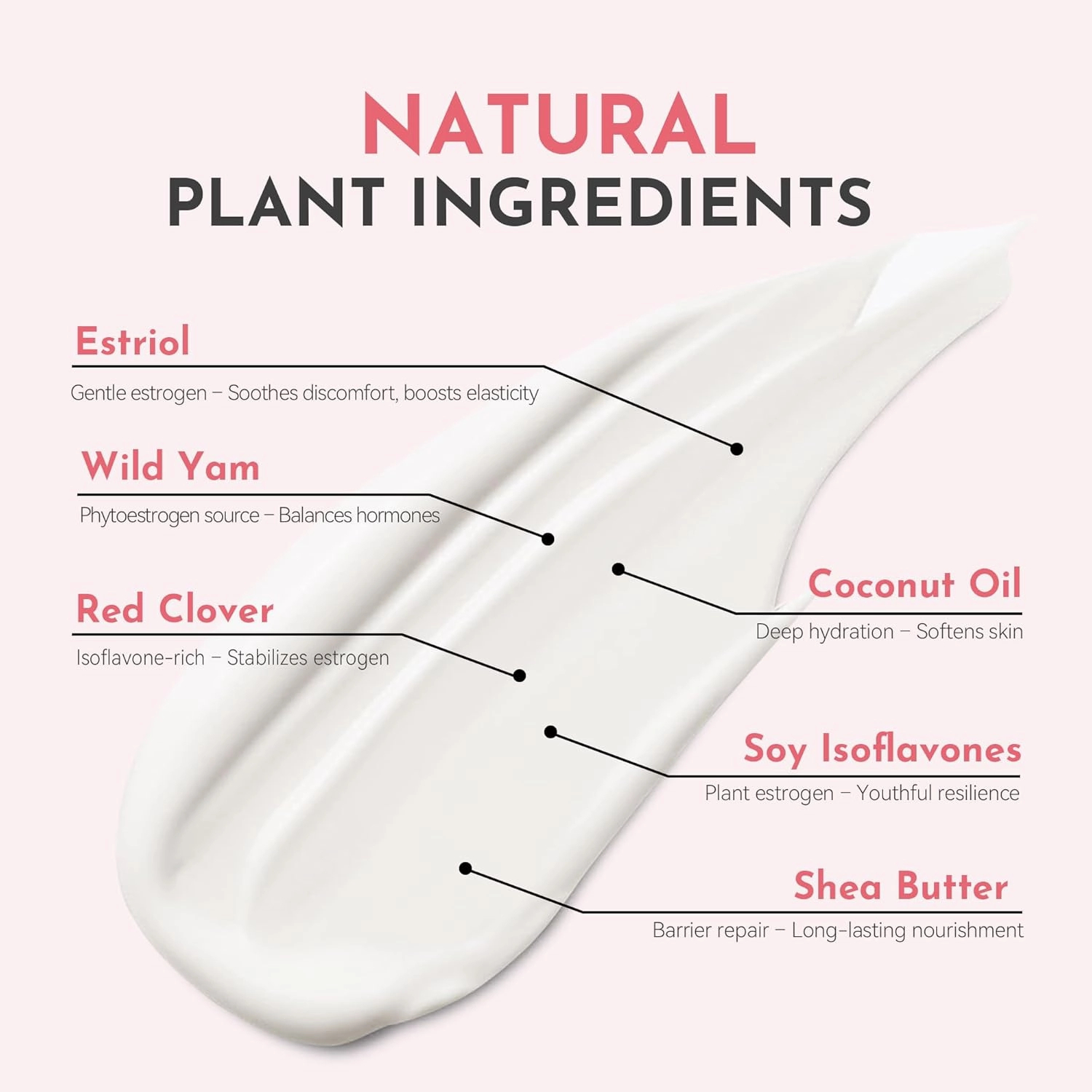 Estriol Face Cream for Women | Natural Bioidentical | Estrogen Cream for Hot Flash & Menopause Relief | Wild Yam Hormone Balance Cream for Menstrual Cycle Support, Skin Firmness | 1.76oz