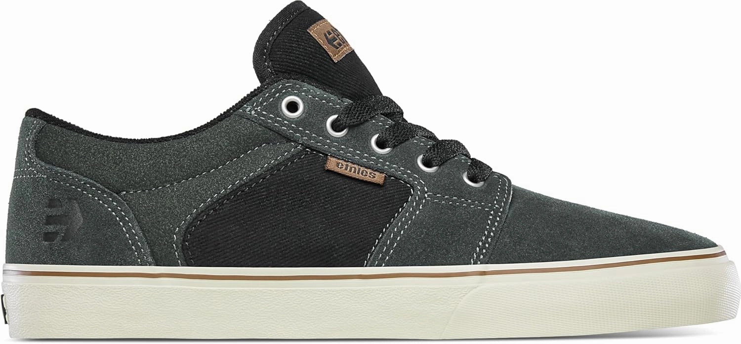 Etnies Men's Barge LS Skate Shoe, Green/Black, 10