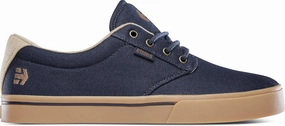 Etnies Men's Jameson 2 Eco Skate Shoe, Navy/Gum/Gold, 7.5