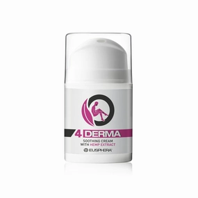 EUSPHERA - 4DERMA - Soothing Cream for Eczema with Hemp Extract - Natural Itch Relief Cream for Psoriasis, Eczema, Dry Skin, Dermatitis 1.7 Oz
