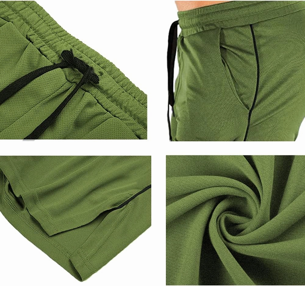 EVERWORTH Men's Athletic Shorts Gym Workout Short Shorts Casual Shorts Running Bodybuilding 5 Inch Inseam Shorts
