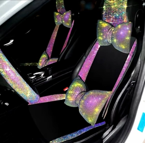 EXTRA SHINY CAR SEAT COLORFUL