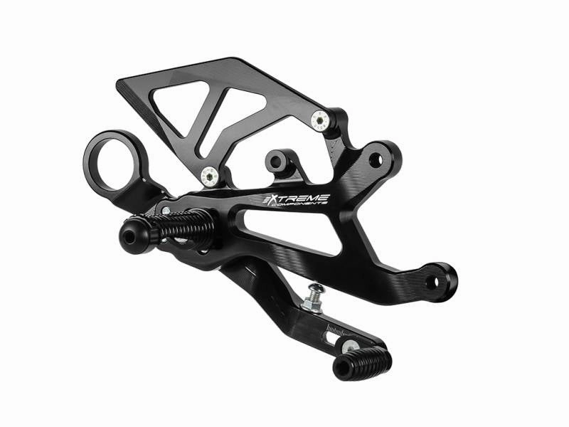 Extreme Components Rearset BMW S1000RR 15-19 STD/GP black w alum
