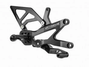 Extreme Components rearsets CBR1000RRR 2020 STD shift black w alum