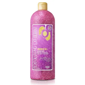 FAIR & WHITE Miss White Exfoliating Shower Gel 1000ml - Formulated to Exfoliate Skin, with Pomegranate and Glycerin