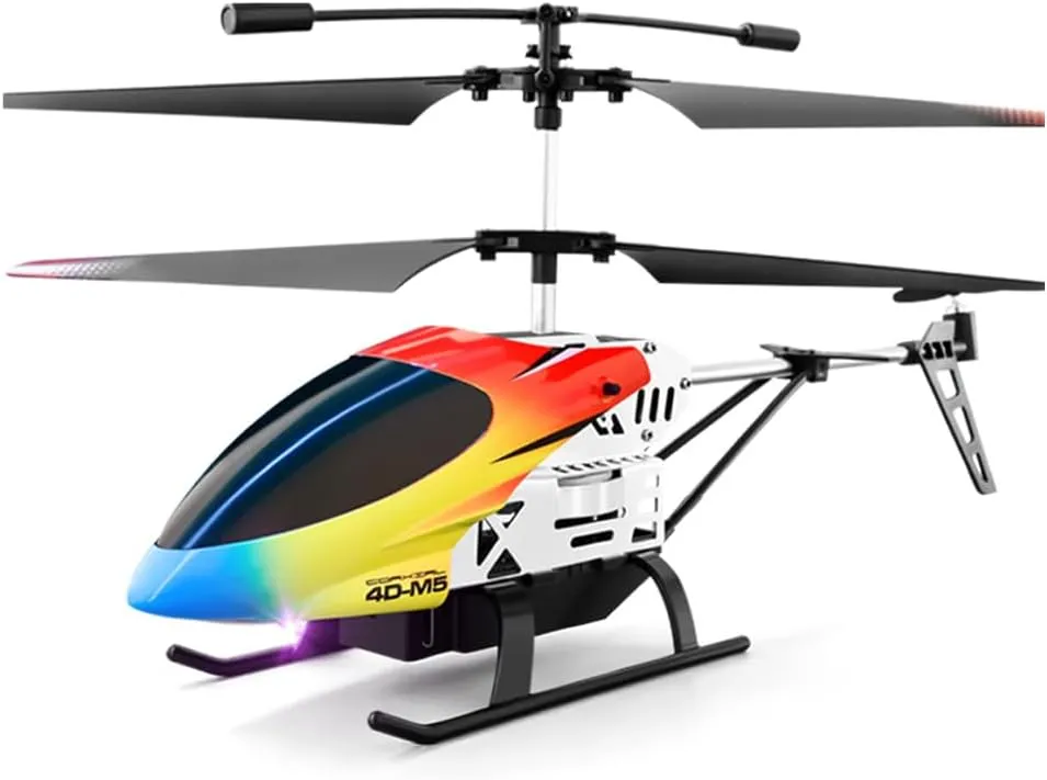Fall Resistant 3.5 Channels Rc Helicopter for Adults Helicopters Remote Control Charging RC Drone Toys with LED Light Night Sky Flight Teenagers Boys Girls Gift