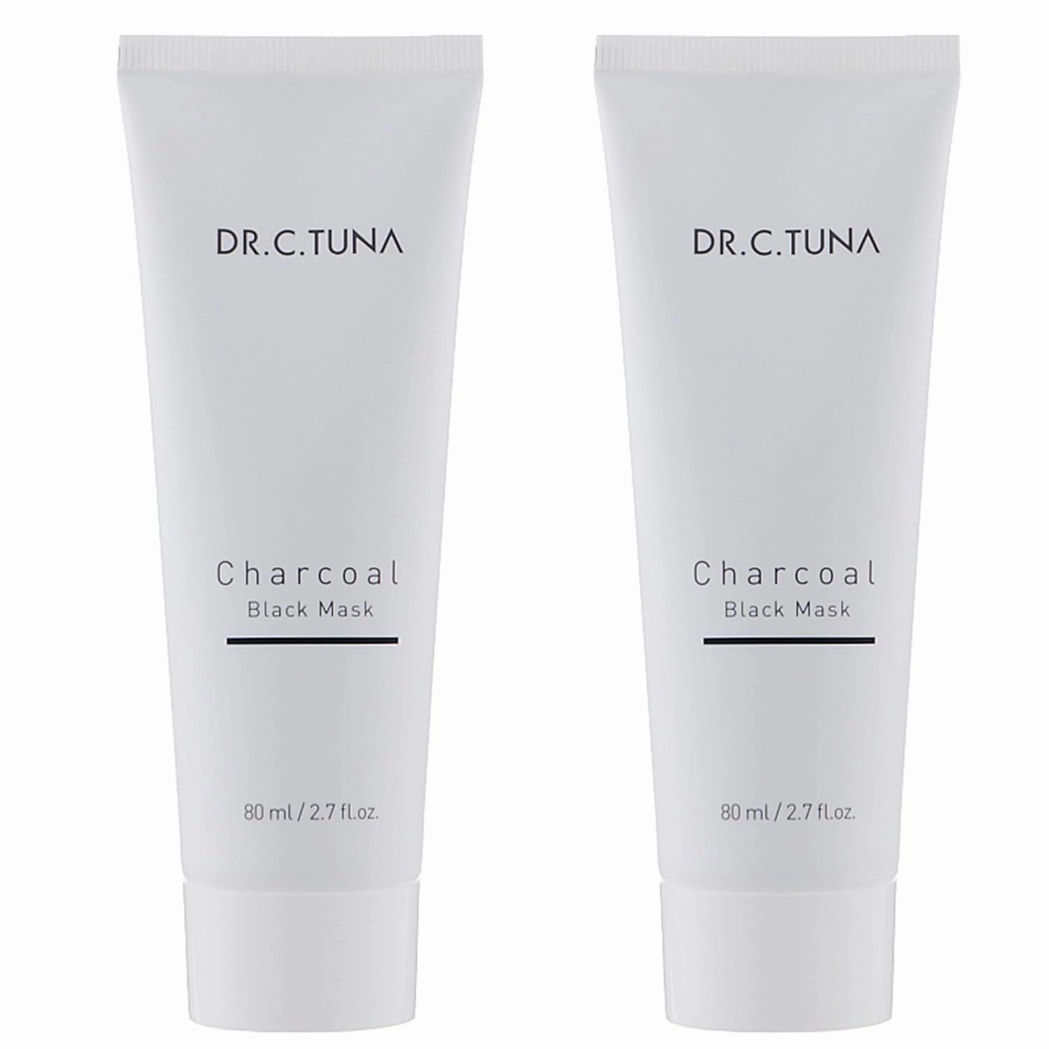 FARMASi 2-Pack Dr.С.Tuna Charcoal Black Mask - Deep Cleansing Pore Minimizing Detoxifying Skin Care Acne Treatment Impurity Removal Facial Mask Revitalizing Natural Ingredients