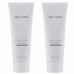 FARMASi 2-Pack Dr.С.Tuna Charcoal Black Mask - Deep Cleansing Pore Minimizing Detoxifying Skin Care Acne Treatment Impurity Removal Facial Mask Revitalizing Natural Ingredients