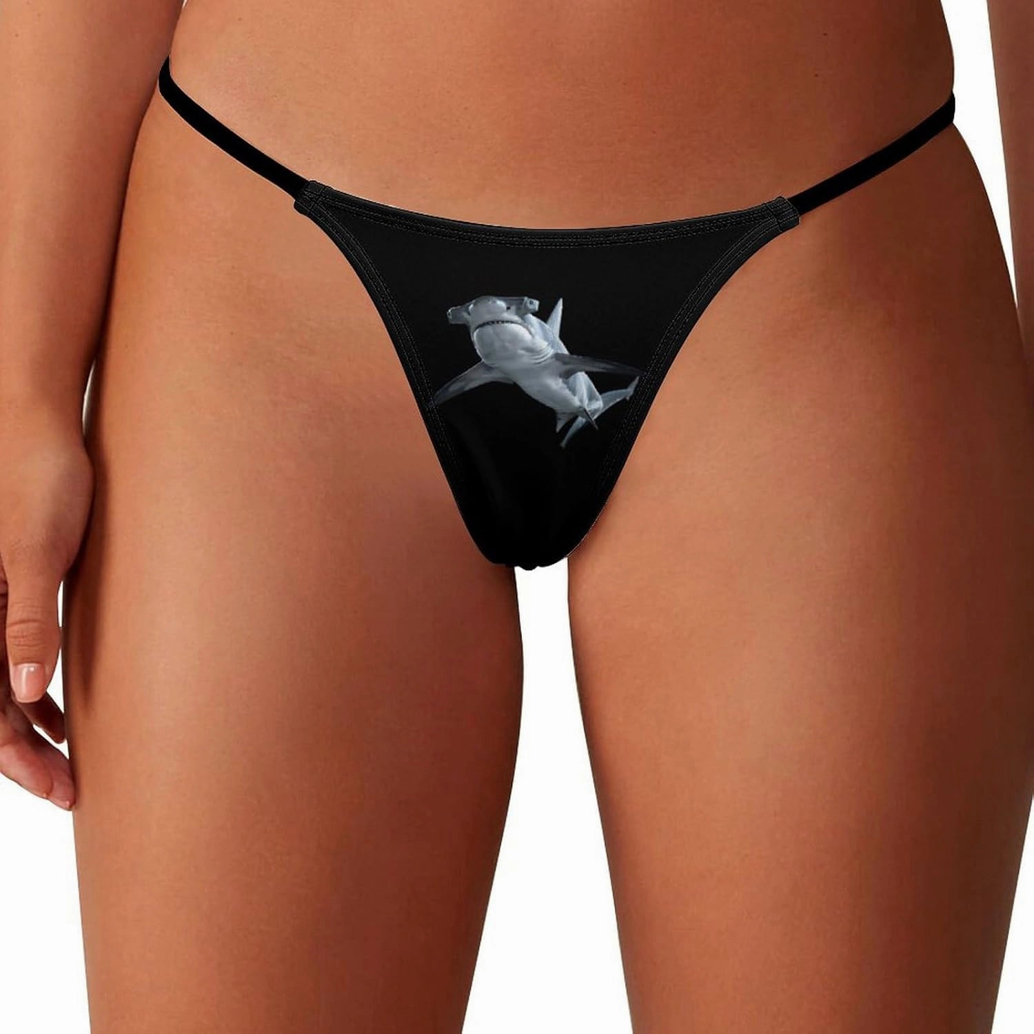 Fierce Hammerhead Shark Women's G-String Sexy Thong T-Back Printed Underwear Panty