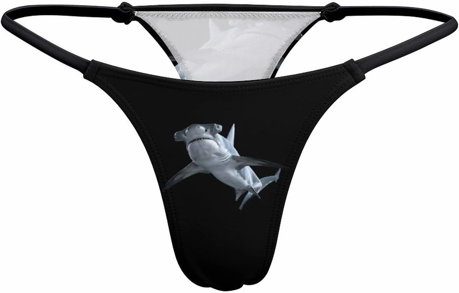 Fierce Hammerhead Shark Women's G-String Sexy Thong T-Back Printed Underwear Panty
