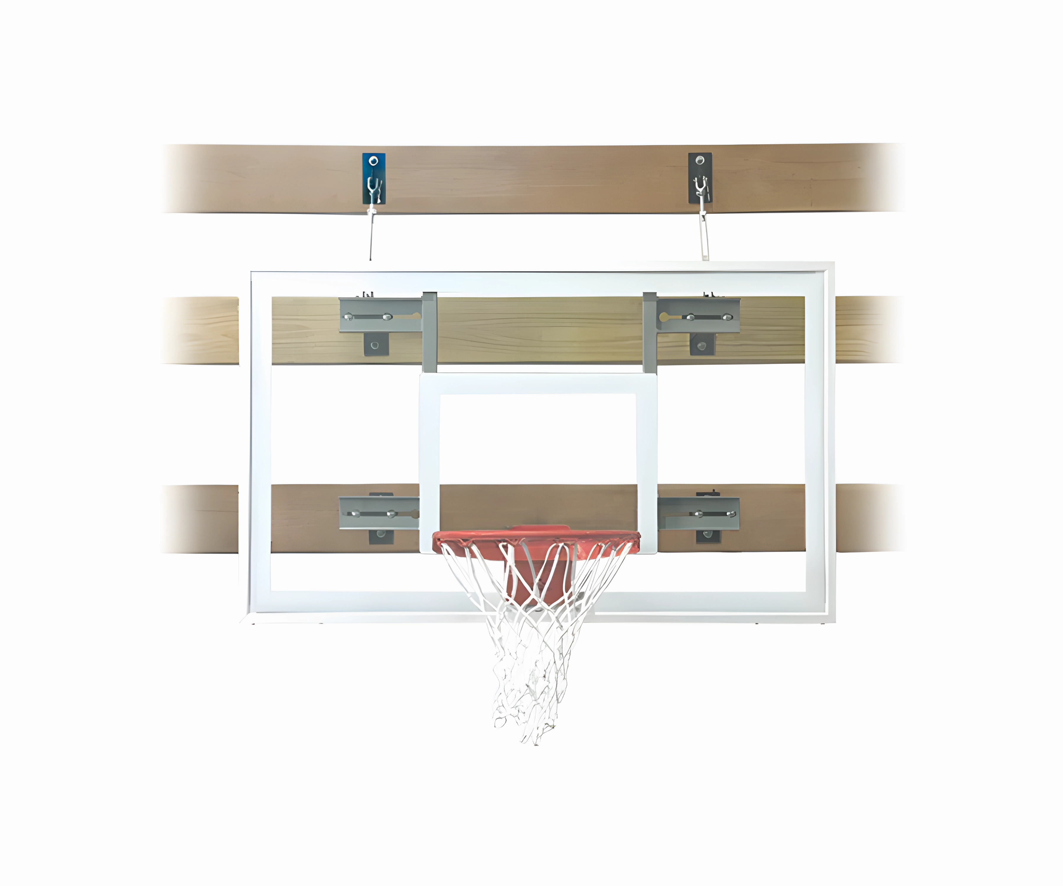 FIRST TEAM SUPERMOUNT01 SELECT WALL MOUNTED BASKETBALL HOOPS- 36"X60" ACRYLIC