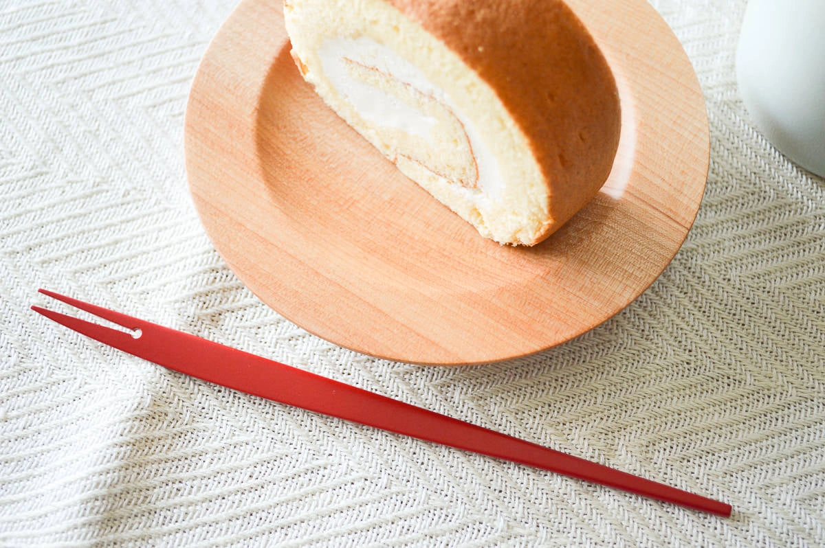 Fish Fork [ Natural, Red ] / Small, Large / Mōsō bamboo / Ōita-JPN 211106