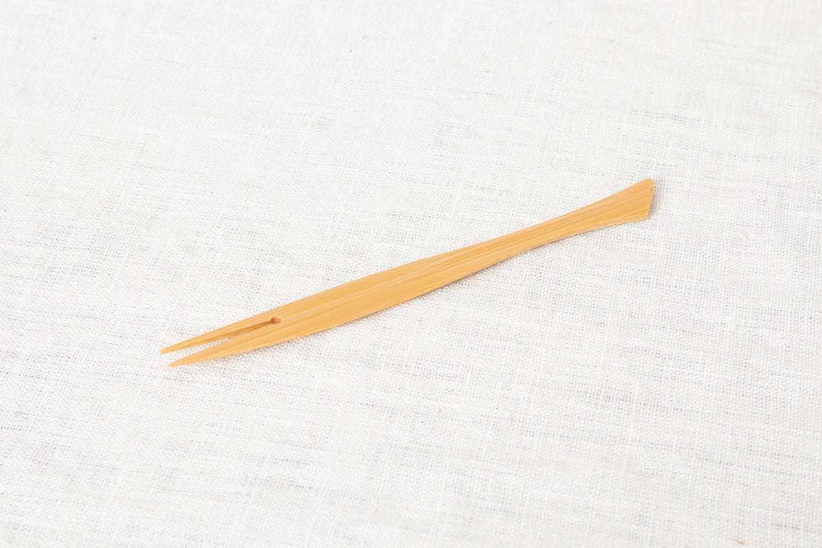 Fish Fork [ Natural, Red ] / Small, Large / Mōsō bamboo / Ōita-JPN 211106