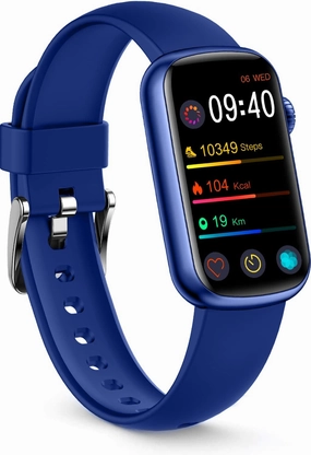 FITVII Slim Fitness Tracker with Blood Oxygen, Blood Pressure, 24/7 Heart Rate and Sleep Tracking, IP68 Waterproof Activity Trackers and Smart Watches with Step Tracker, Pedometer for Women Men