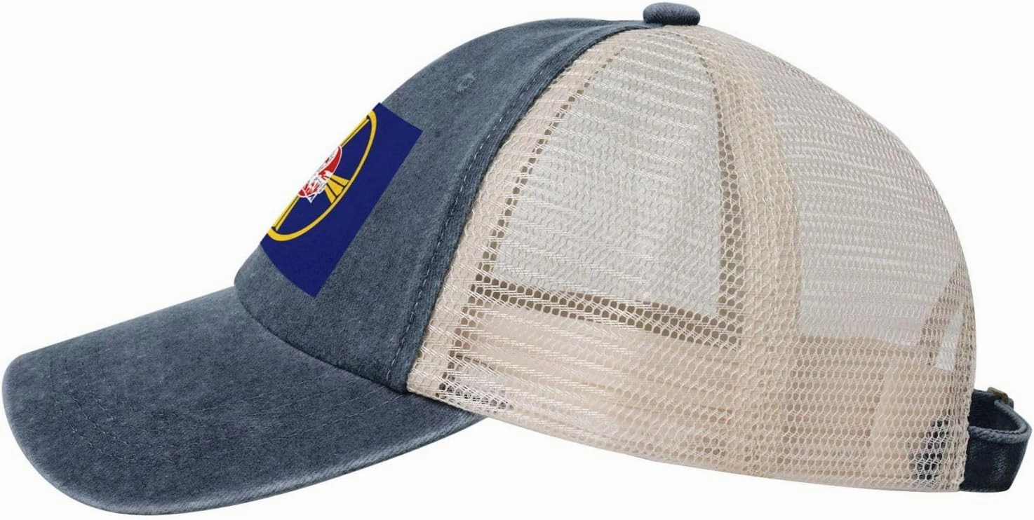 Flag of Omaha, Nebraska Baseball Cap for Men Women Adjustable Mesh Trucker Hat Golf Ball Caps