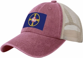 Flag of Omaha, Nebraska Baseball Cap for Men Women Golf Dad Hat Adjustable Black Ball Cap
