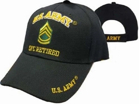 Flakita's Novelties Oficially Licensed US Army SFC Sergeant First Class Retired Hat Ball Cap Veteran
