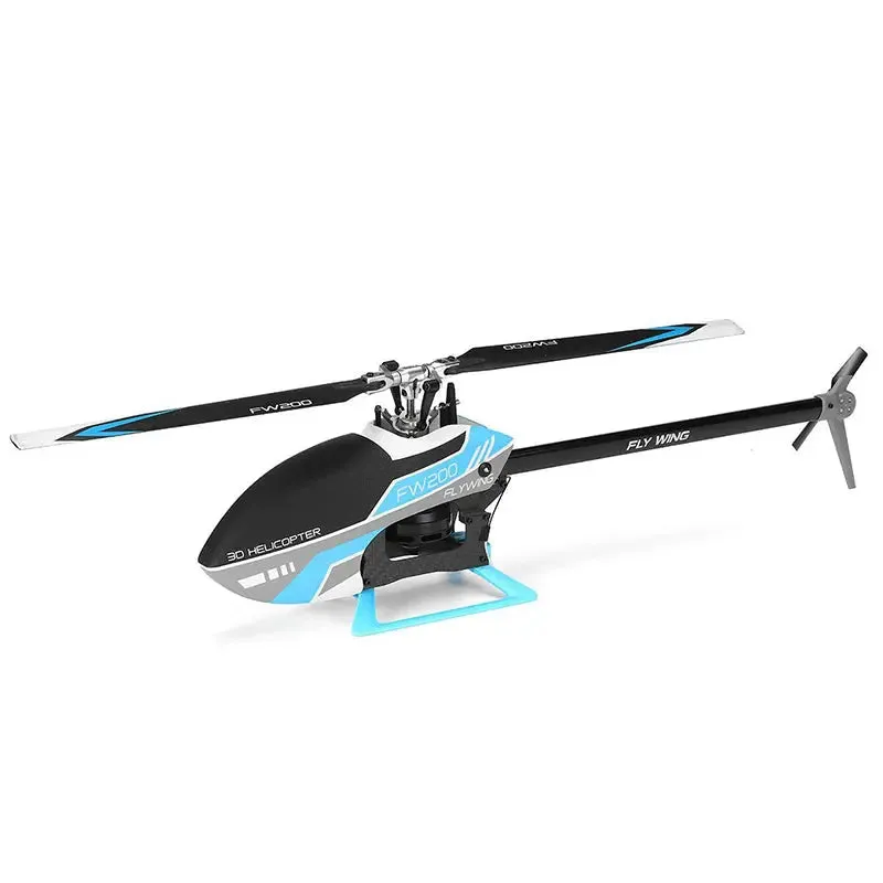 FLYWING FW200 RC Helicopter 6CH 3D Acrobatics GPS Altitude Hold One-key Return APP Adjust RTF With H1 V2 Flight Control System