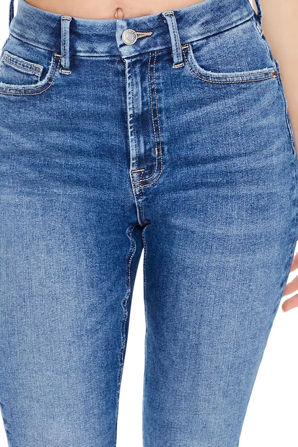 Forever 21 Women's Curvy High-Rise Skinny Jeans