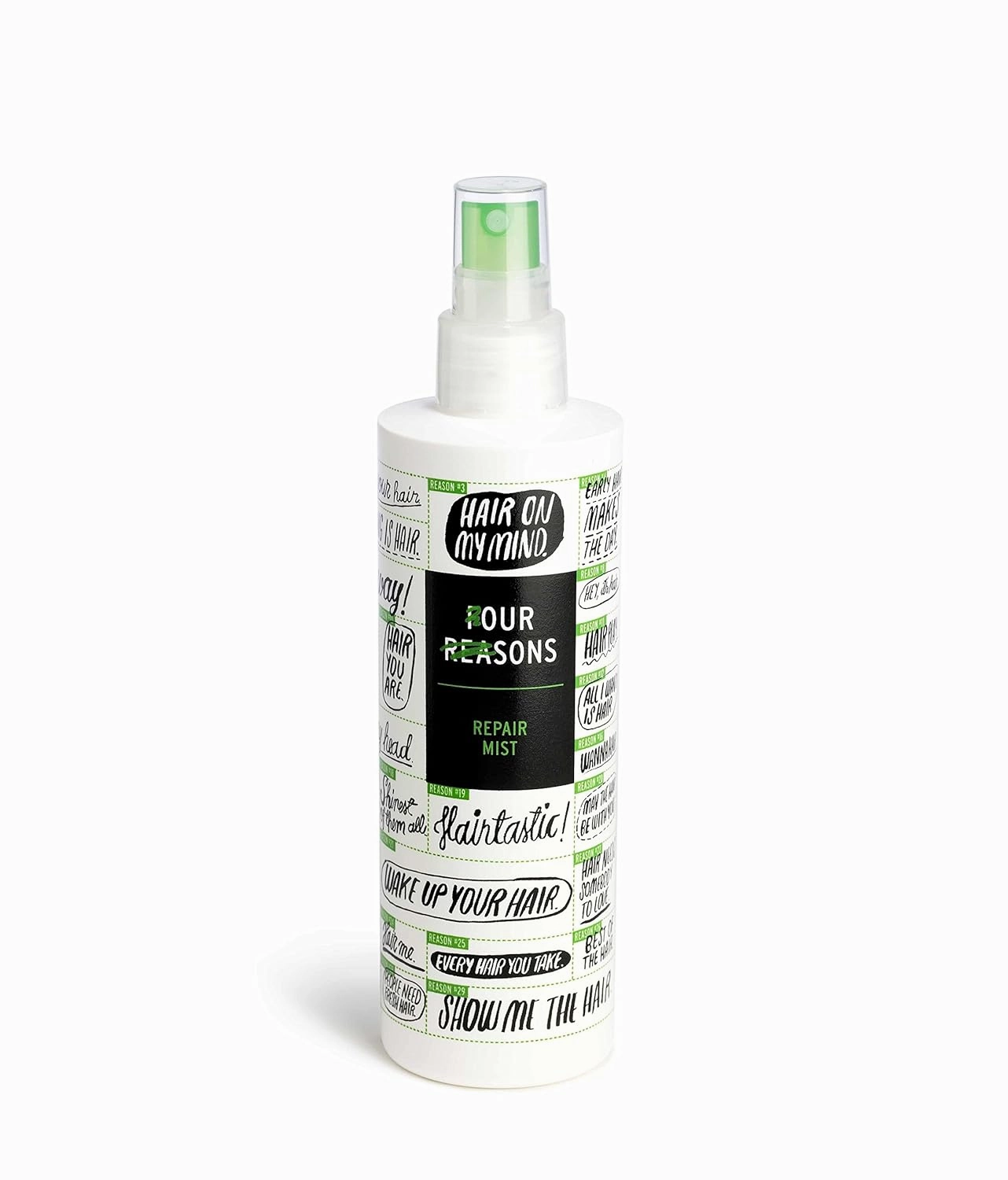 FOUR REASONS Repair Mist - Reconstructive Hair Repairing and Conditioning Spray for Processed, Dry, Damaged Hair - UV & Heat Protection- 100% Vegan Leave-in Conditioning Spray - 8.50 fl oz