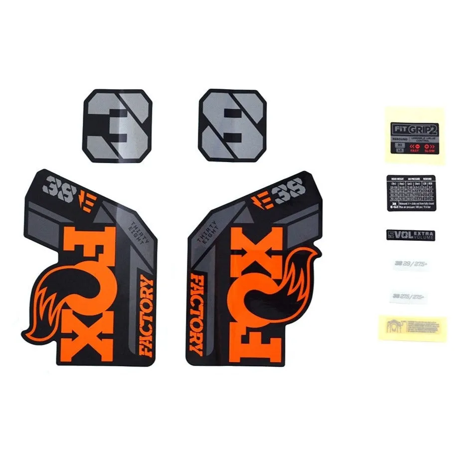 Fox Decal Kit Factory Series - 38mm 2021