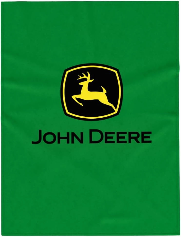 Franco Collectibles John Deere Bedding Super Soft Cozy Plush Throw, 46 in x 60 in, (Officially Licensed Product)