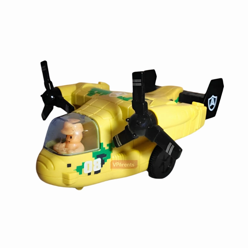 Friction-Powered Mini Helicopter Toy – Push & Go Chopper (2-5 Years)