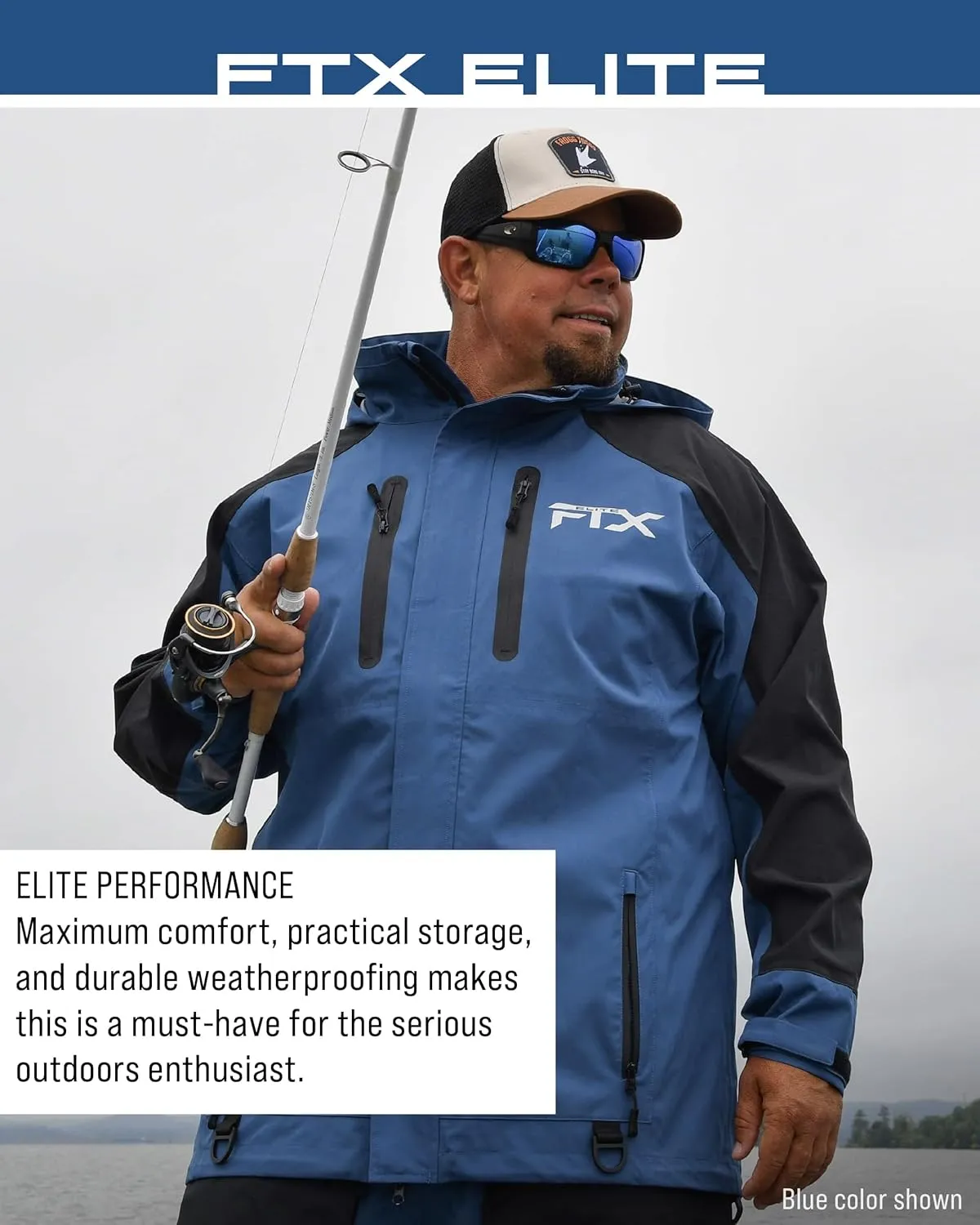 FROGG TOGGS Men's Ftx Elite Ultra Performance Waterproof Angler Fishing Rain Jacket