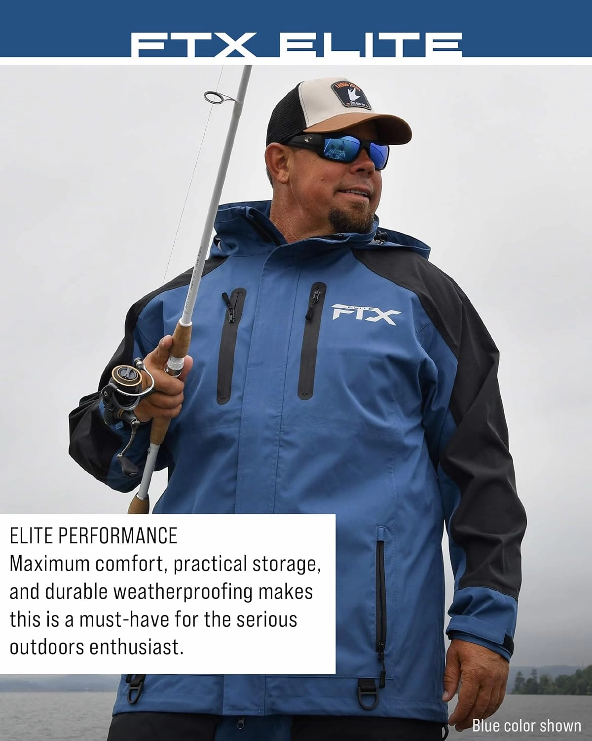 FROGG TOGGS Men's Ftx Elite Ultra Performance Waterproof Angler Fishing Rain Jacket