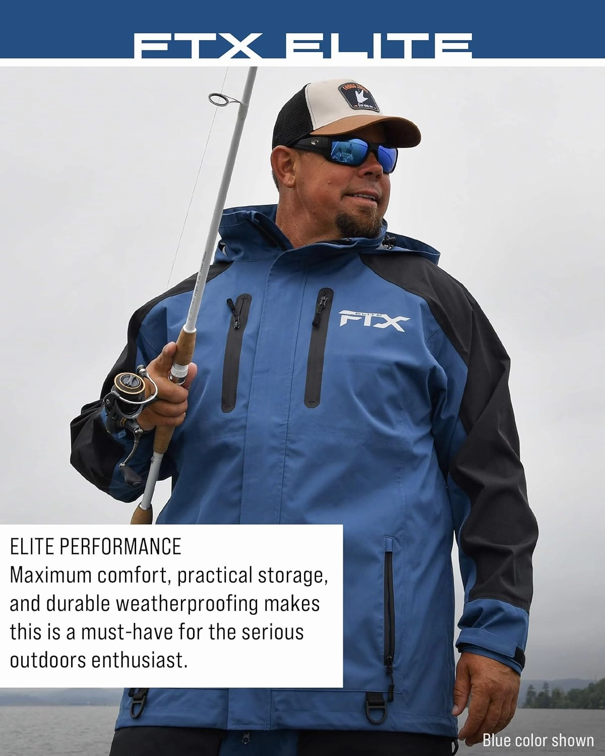 FROGG TOGGS Men's Ftx Elite Ultra Performance Waterproof Angler Fishing Rain Jacket