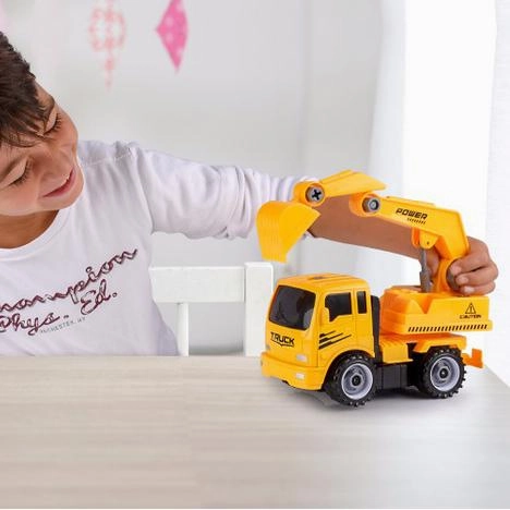 Fun Educational Take Apart Construction Truck Engineering Toy Playset