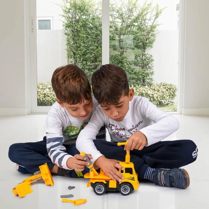 Fun Educational Take Apart Construction Truck Engineering Toy Playset