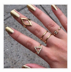 Geometric Stacking Rings
