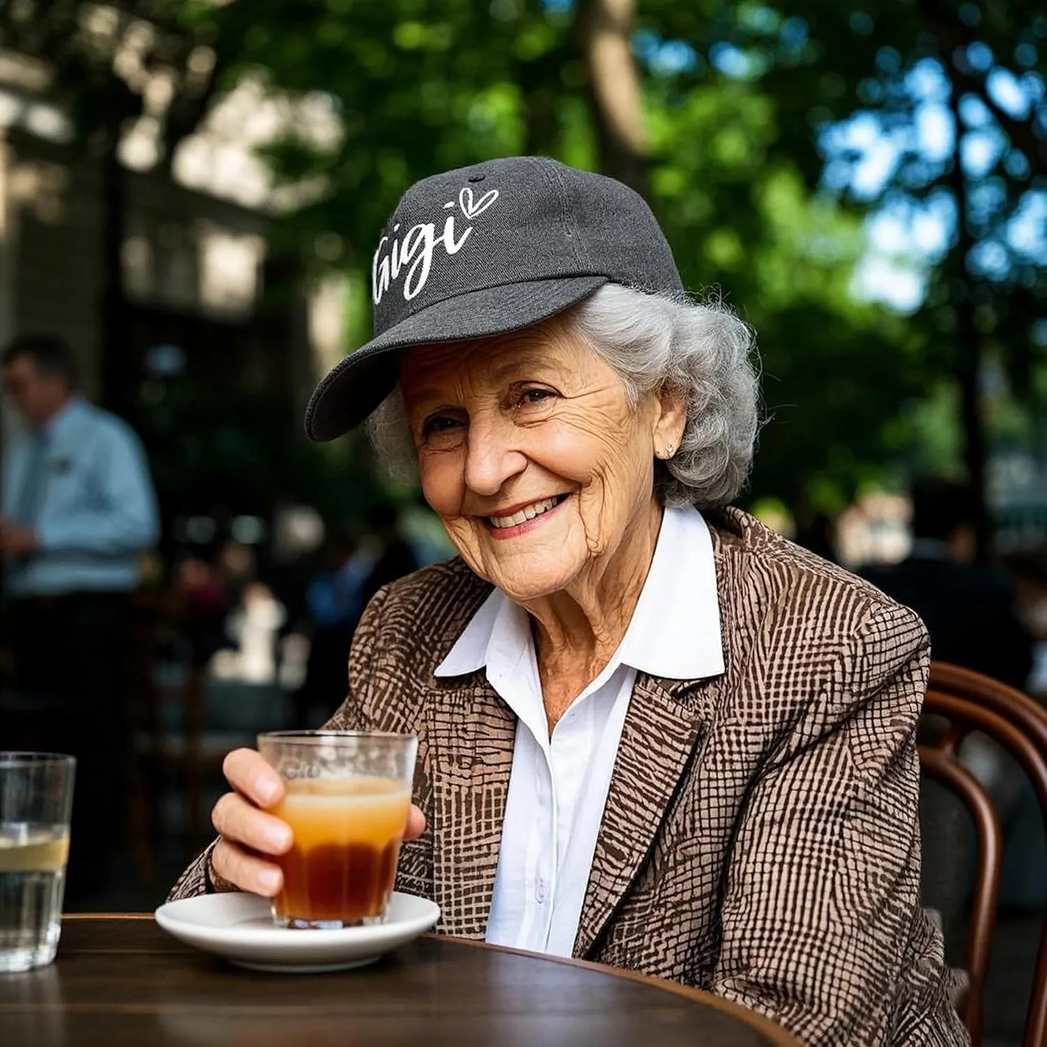 Gigi Hats for Women, Gigi Gifts for Grandma, Adjustable Embroidered Grandmother Baseball Cap