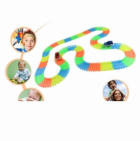 Glowing Toy Car Racing Set- 50% OFF