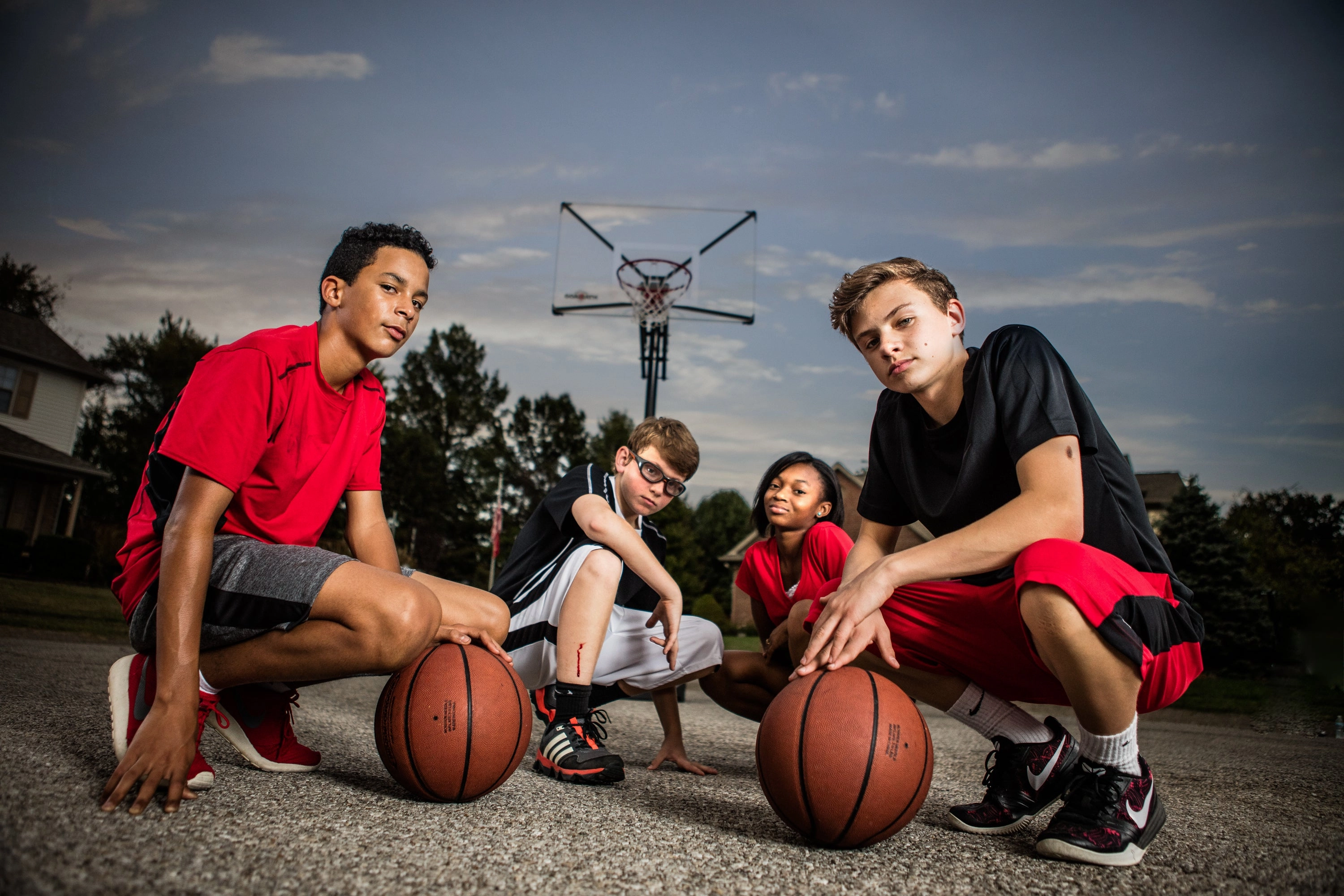 Goaliath GO TEK 54 basketball mobile hoop